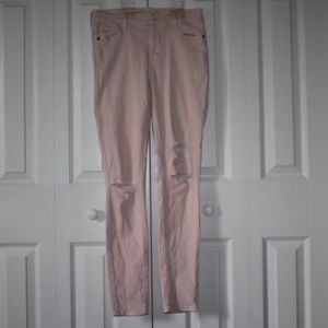 Old Navy “Rockstar” Mid-Rise Ripped Jeans